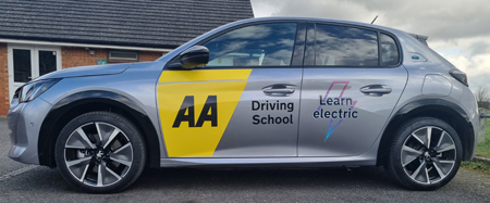 Peugeot electric learner car